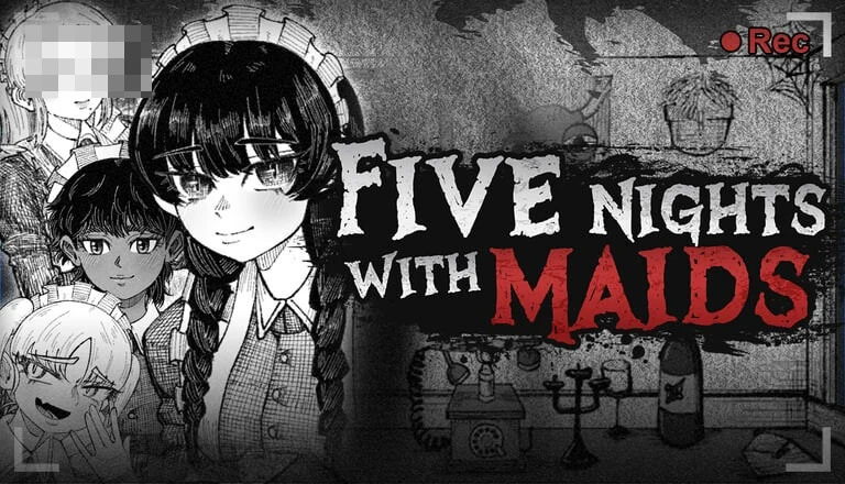 女仆们的五夜 Five Nights with Maids 〔官中步兵〕【黑白恐怖生存SLG】〔1G〕【pc】〔FM/百度云〕