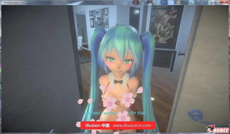 初音 新妻伴侣miku H mate V7EX [1.7G] / 圣诞节特别版 3D互动/全动态