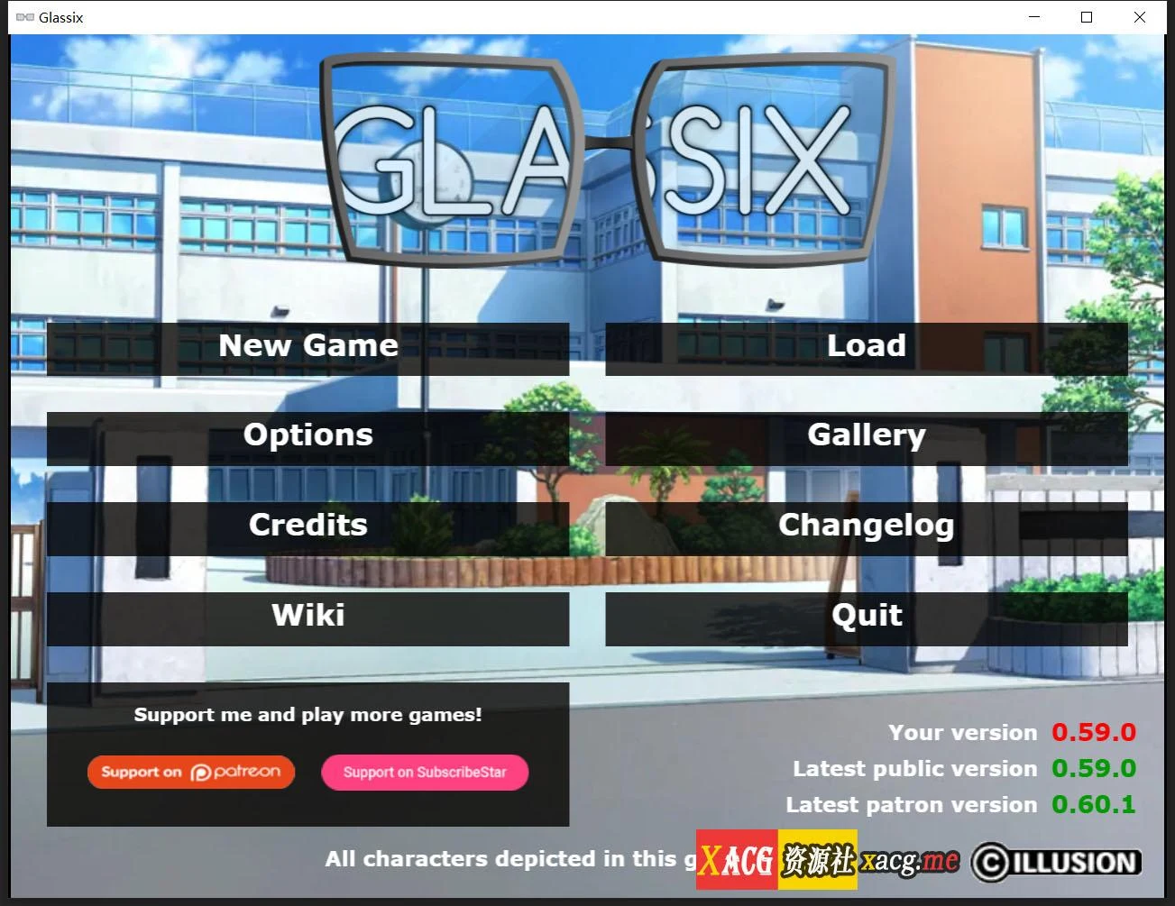 神器眼镜Glassix v0.59 官方中文作弊版 [欧美SLG/中文] 更新 /6G
