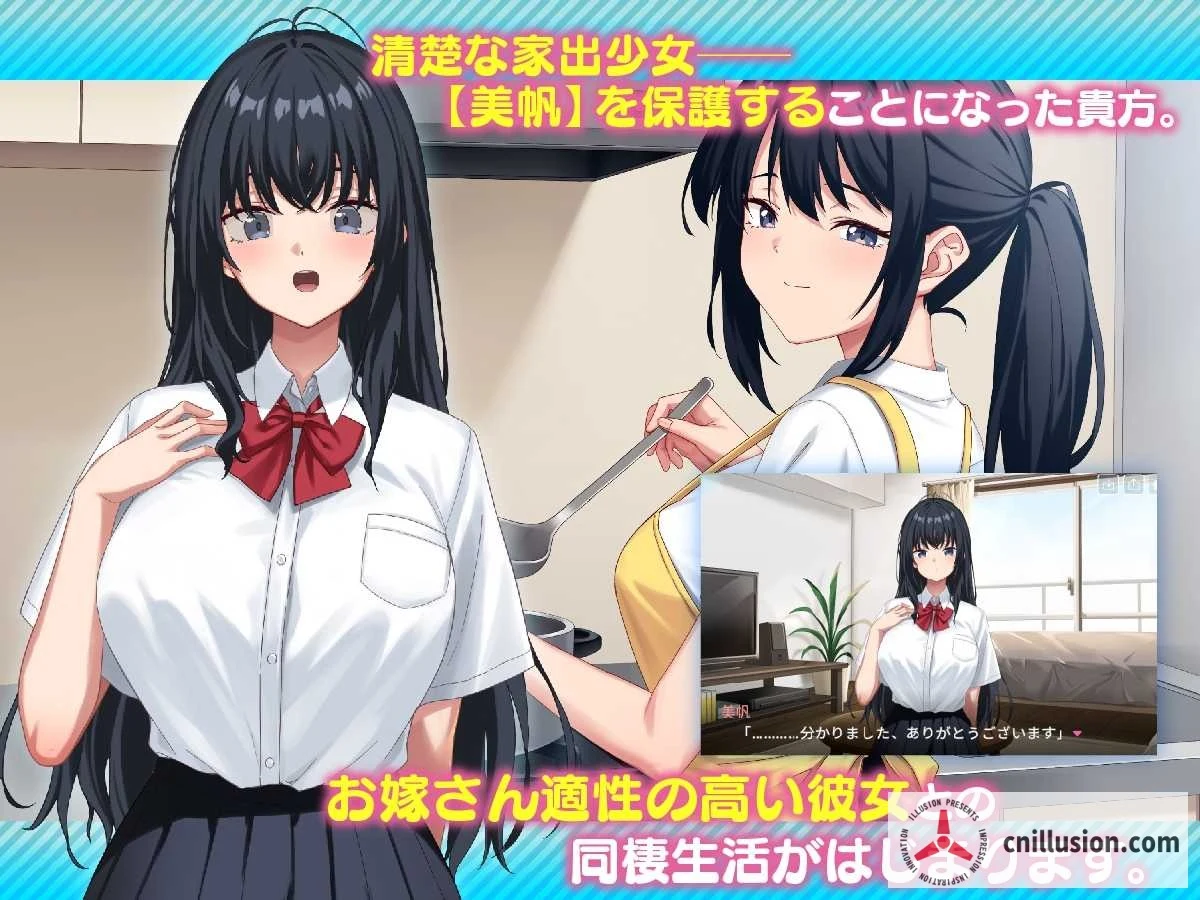 捡到离家出走的女孩 家出娘、拾いました。 [SLG/汉化/新作] [PC] [Ver1.05 AI汉化] (9G/直链/微云网盘)