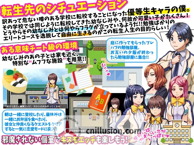 转生异世界竟是平凡学生日常！[AI汉化/Relation] RPG游戏/PC版 😏