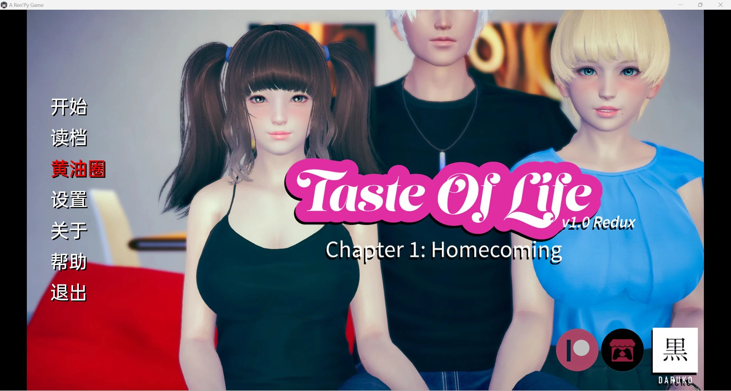 品味生活 Taste Of Life Chapter 1 Homecoming-1.0 [欧美SLG/汉化/动态]