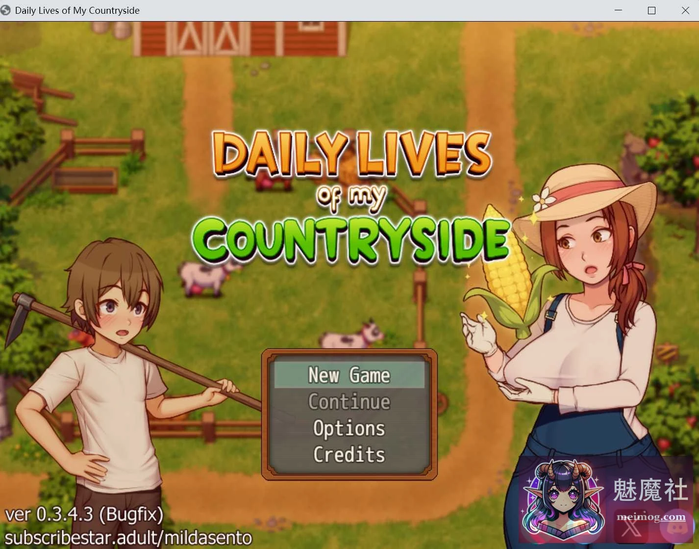 我的乡村日常生活！ (Ver0.3.4.3 AI汉化) [SLG/汉化/动态] {PC/安卓版} Daily Lives of My Countryside