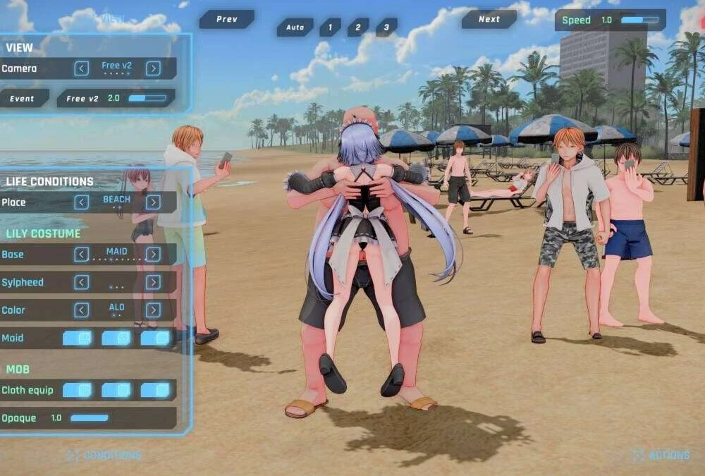 莉莉酱 可操作化！[リリィちゃんプレイアブル Ver0.04 先行体験版]（1.5G）【PC-3D游戏】/3D游戏·动态（驱动妖精新作）