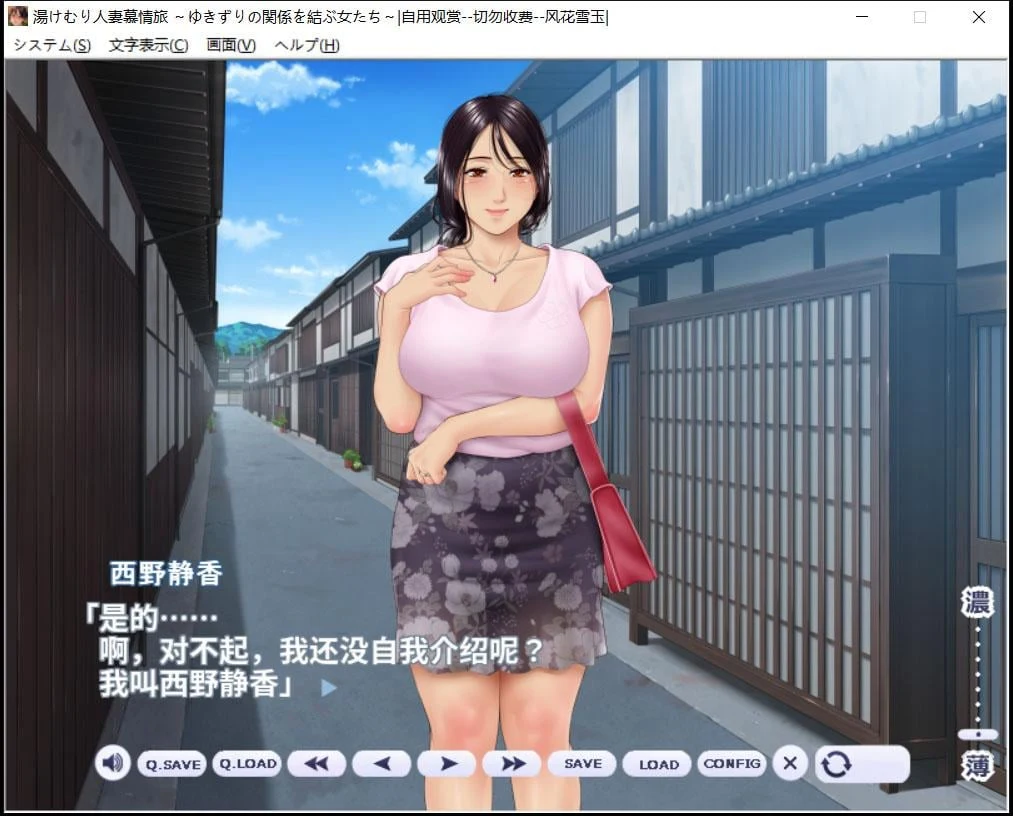 【ADV/汉化】温泉烟雾缭绕人妻慕情之旅~结下羁绊关系的女人们 [电脑/1G]