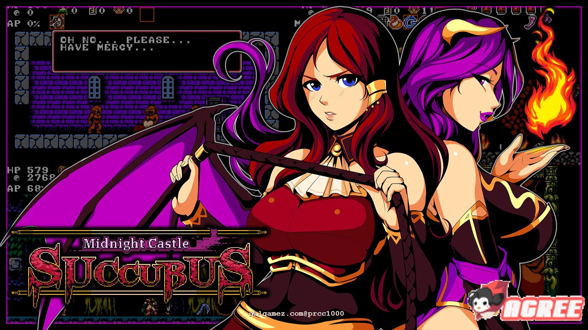 午夜银魔城 [ACT/官方中文/神级像素] STEAM完整版 全回想存档 /200M全动画/