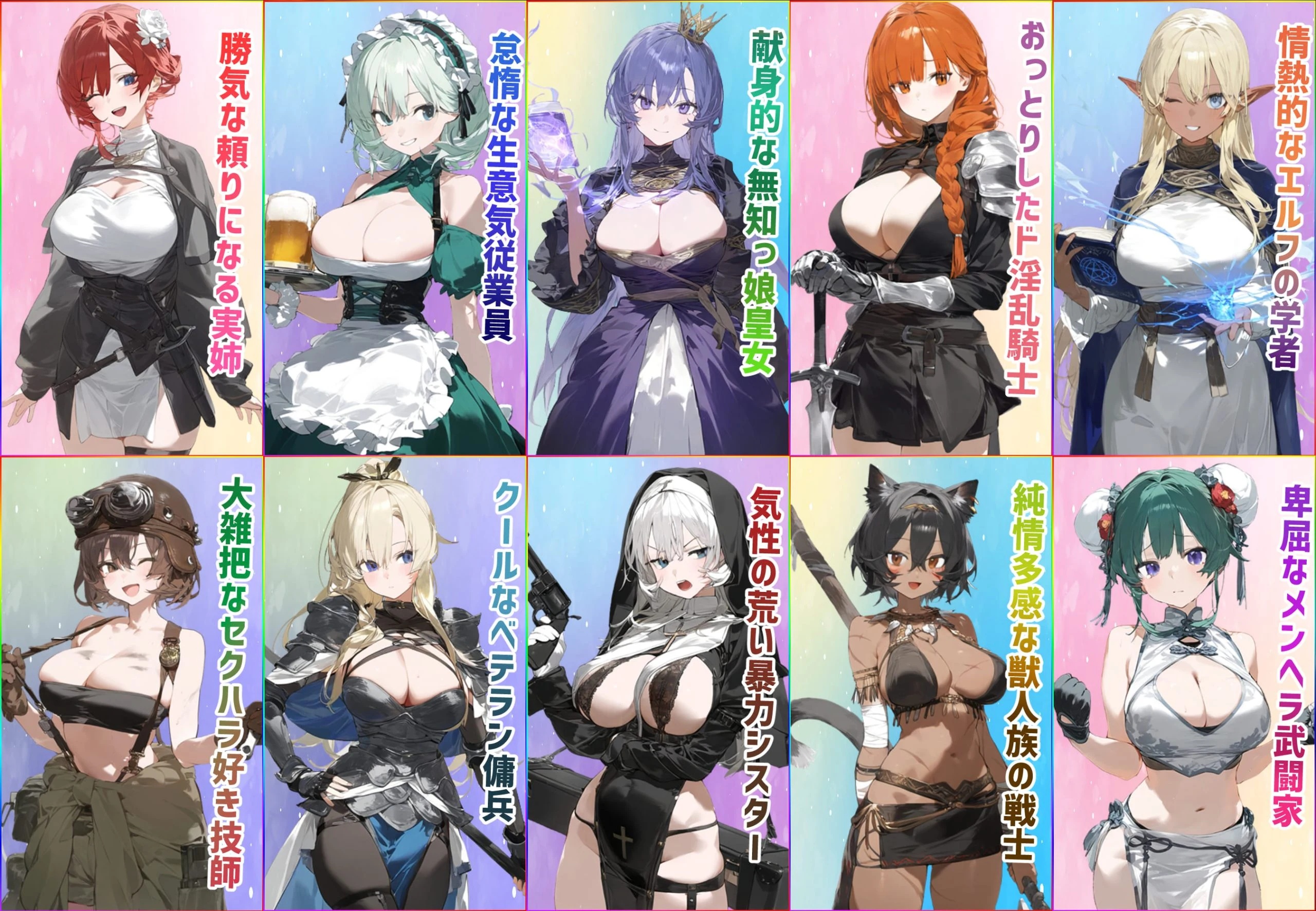 女冒险者们的热闹旅馆 エッチな宿に集う女冒険者 Ver1.2.0 [PC-RPG游戏] /FM/百度微云/1G (AI汉化/RPG)