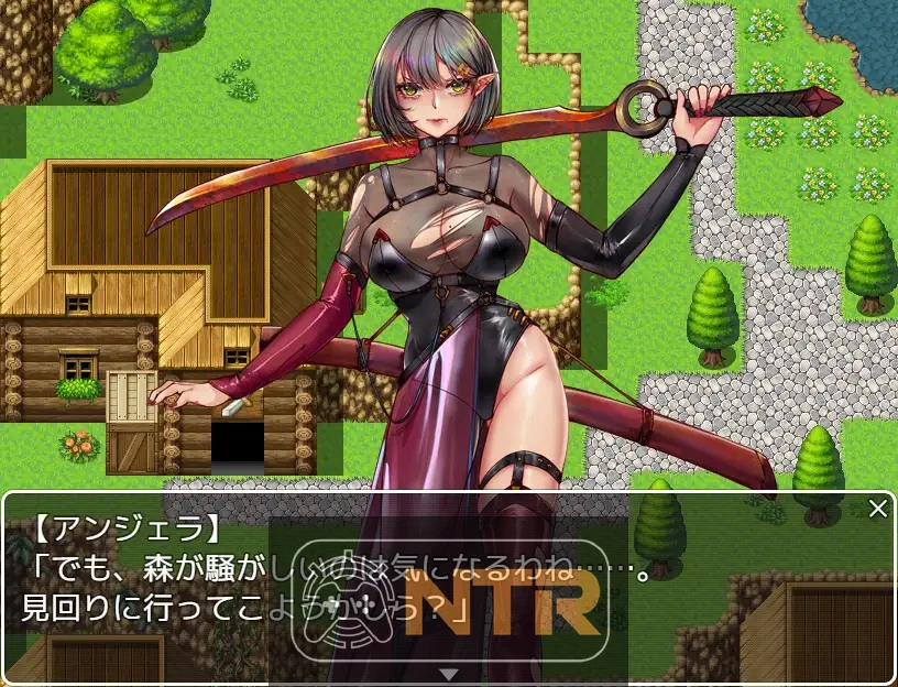 新作精灵战士安吉拉RPG [AI/800M/百度FM] （PC版/冒险汉化）エルフの戦士 アンジェラ