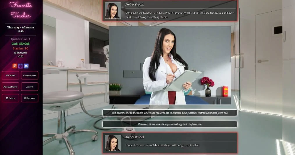 最爱的老师 (Favorite Teacher) V1.68 / 浏览器汉化版 [SLG游戏/真人汉化] {PC}